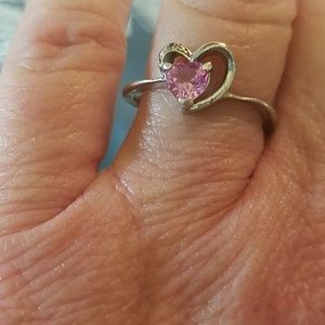E.D. Pink Heart Ring